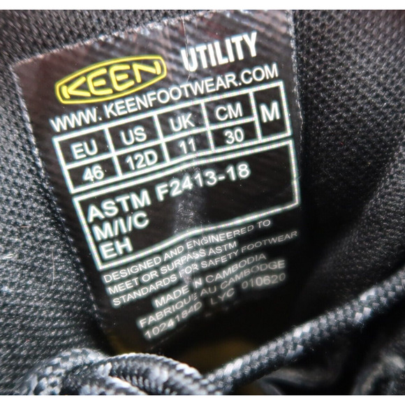 Keen Shoes Mens 12 Boots Utility Chicago 6\